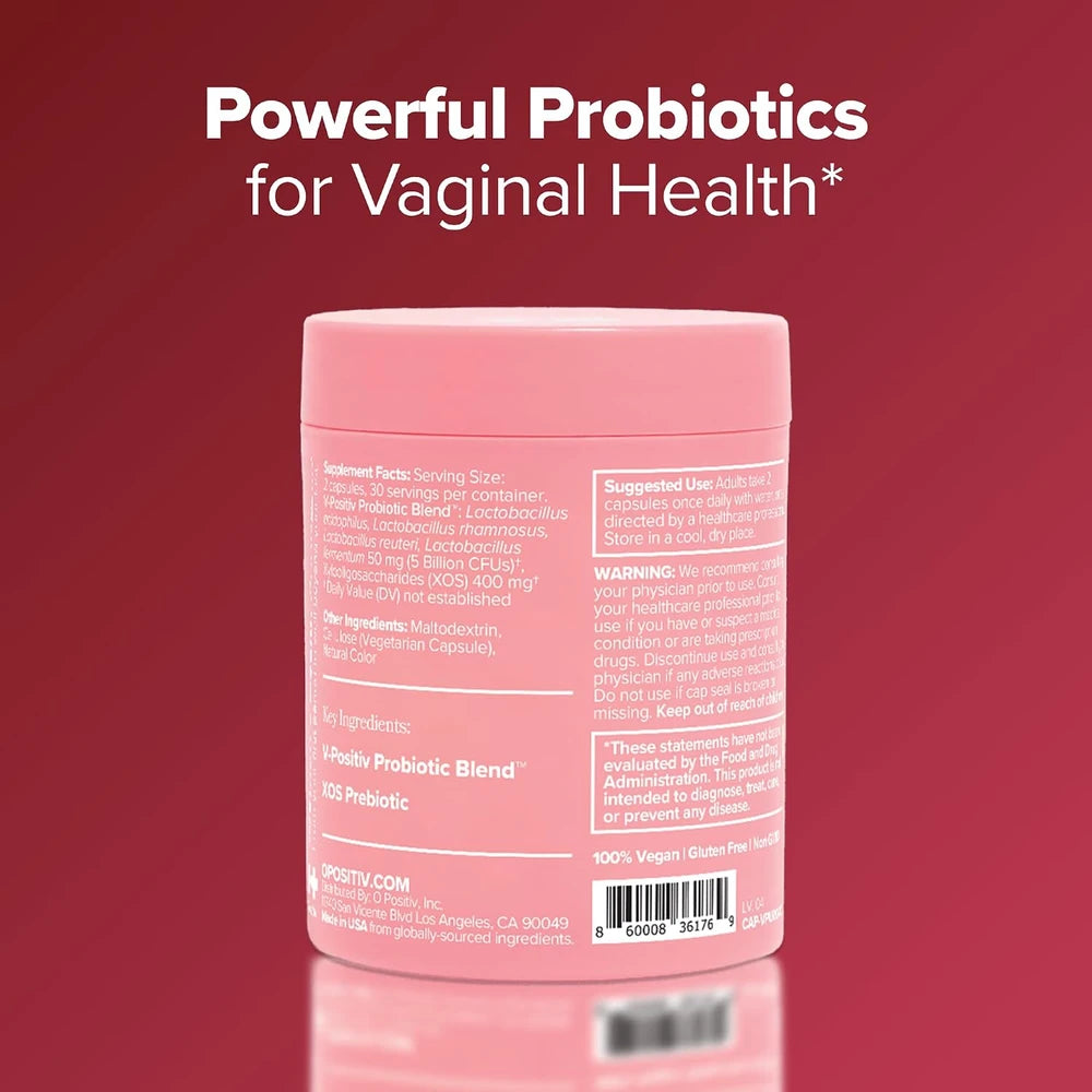 URO Vaginal Probiotics for Odor, Flora & pH Balance – 1-Month Supply