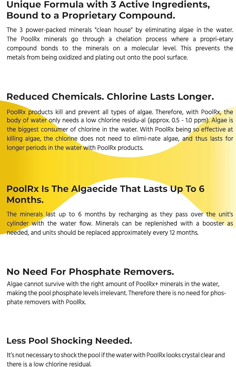 PoolRx Plus Pool Algaecide Unit for 7,500 - 20,000 Gallons
