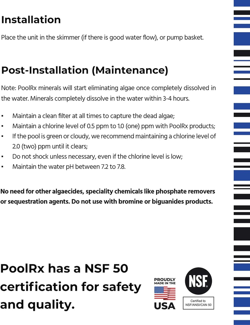 PoolRx Plus Pool Algaecide Unit for 7,500 - 20,000 Gallons
