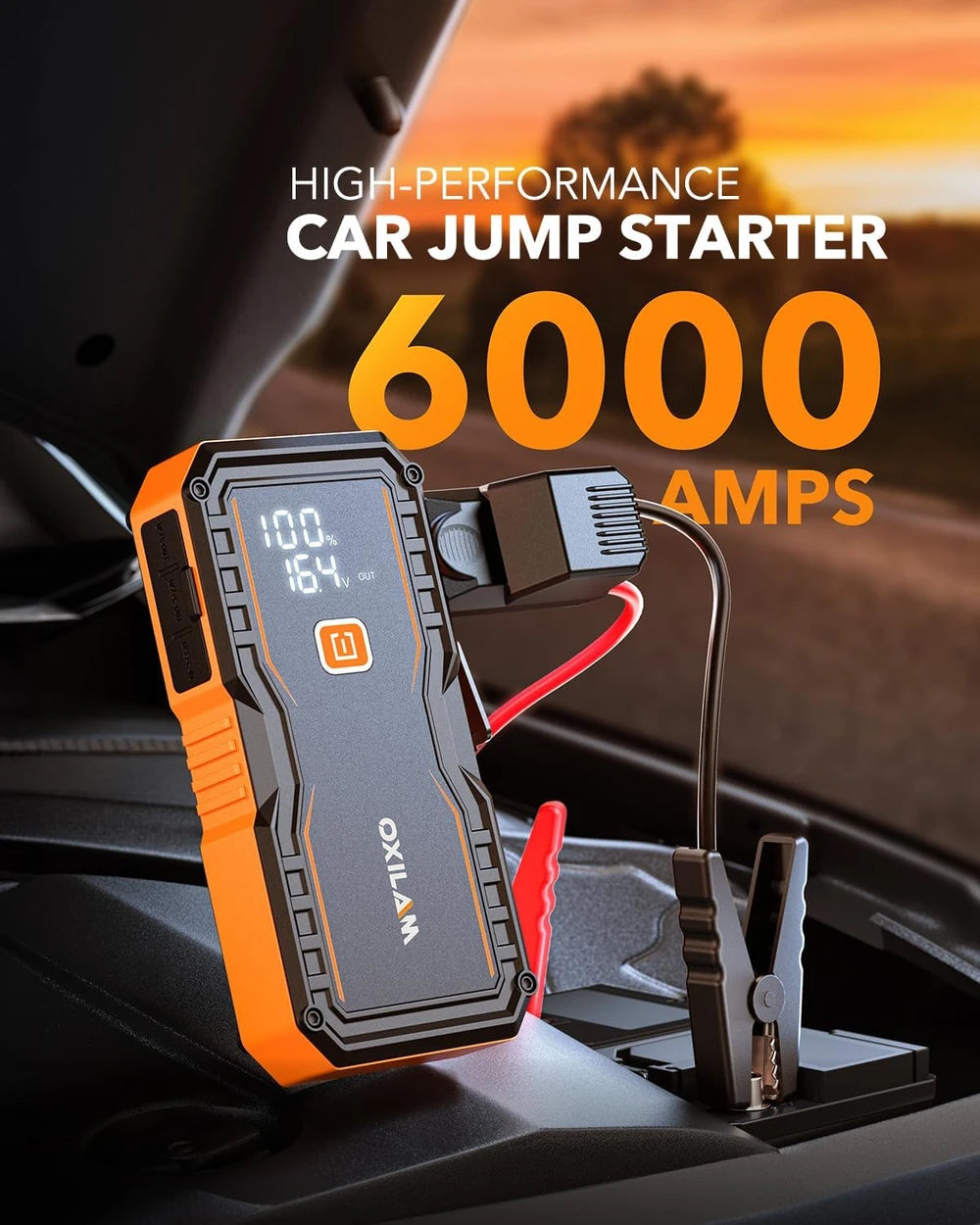 OXILAM Portable Car Jump Starter - 10000a