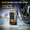 Doorii 6000A Jump Starter with Air Compressor, 10-in-1 Car Jumper Starter Portable, 150PSI Tire Inflator/Air Pump, LED Flashlight for Up to 10.0L Gas / 8.0L Diesel Engines