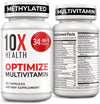 10X Health Methylated Multivitamin - 90 Capsules