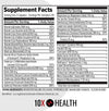 10X Health Methylated Multivitamin - 90 Capsules