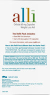 alli Weight Loss Supplement, Orlistat 60 mg Capsules, 170 Count Refill Pack