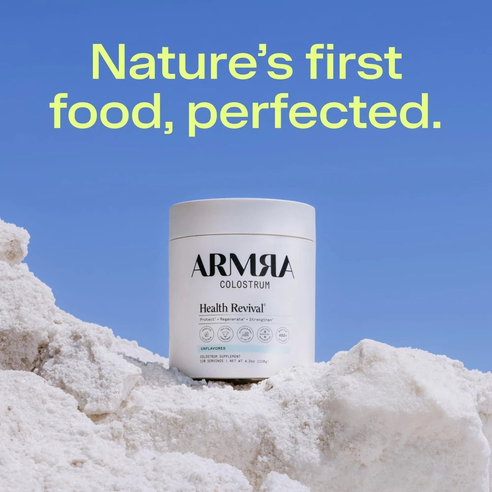 ARMRA Colostrum Powder, Unflavored, 120 Serving Jar