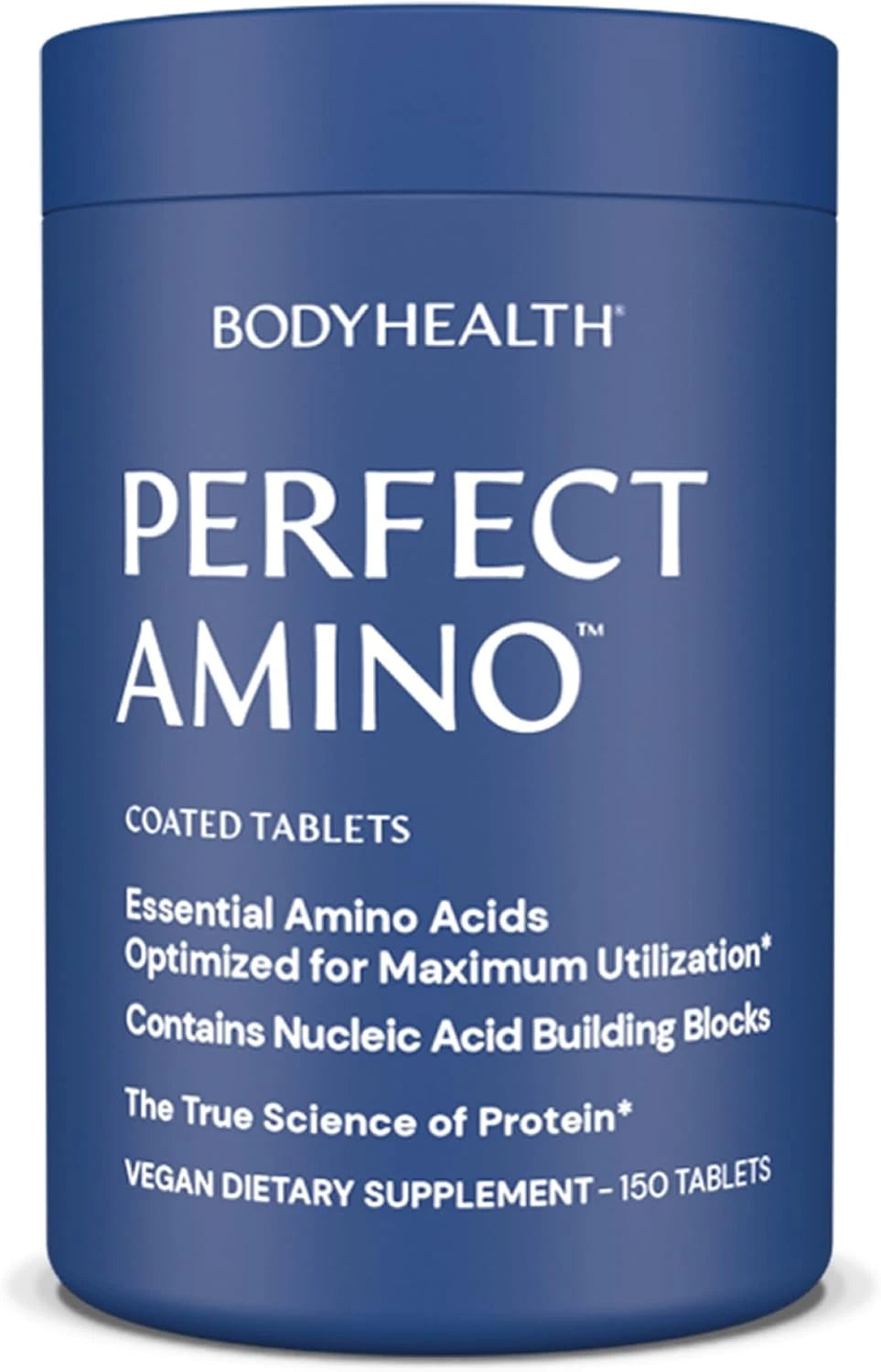 BodyHealth PerfectAmino (150 ct) Easy to Swallow Tablets, Essential Amino Acids Supplement with BCAAs