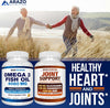 Arazo Nutrition Wild Caught Omega-3 Fish Oil Concentrate – 4,080mg per Serving – High EPA 1200mg &amp; DHA 900mg – 120 Burpless Lemon Softgels