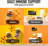 Airborne 750mg Vitamin C Gummies for Adults, Immune Support Supplement with Powerful Antioxidants Vitamins A C &amp; E - 2x63ct Bottles (126 Gummies), Assorted Fruit Flavor