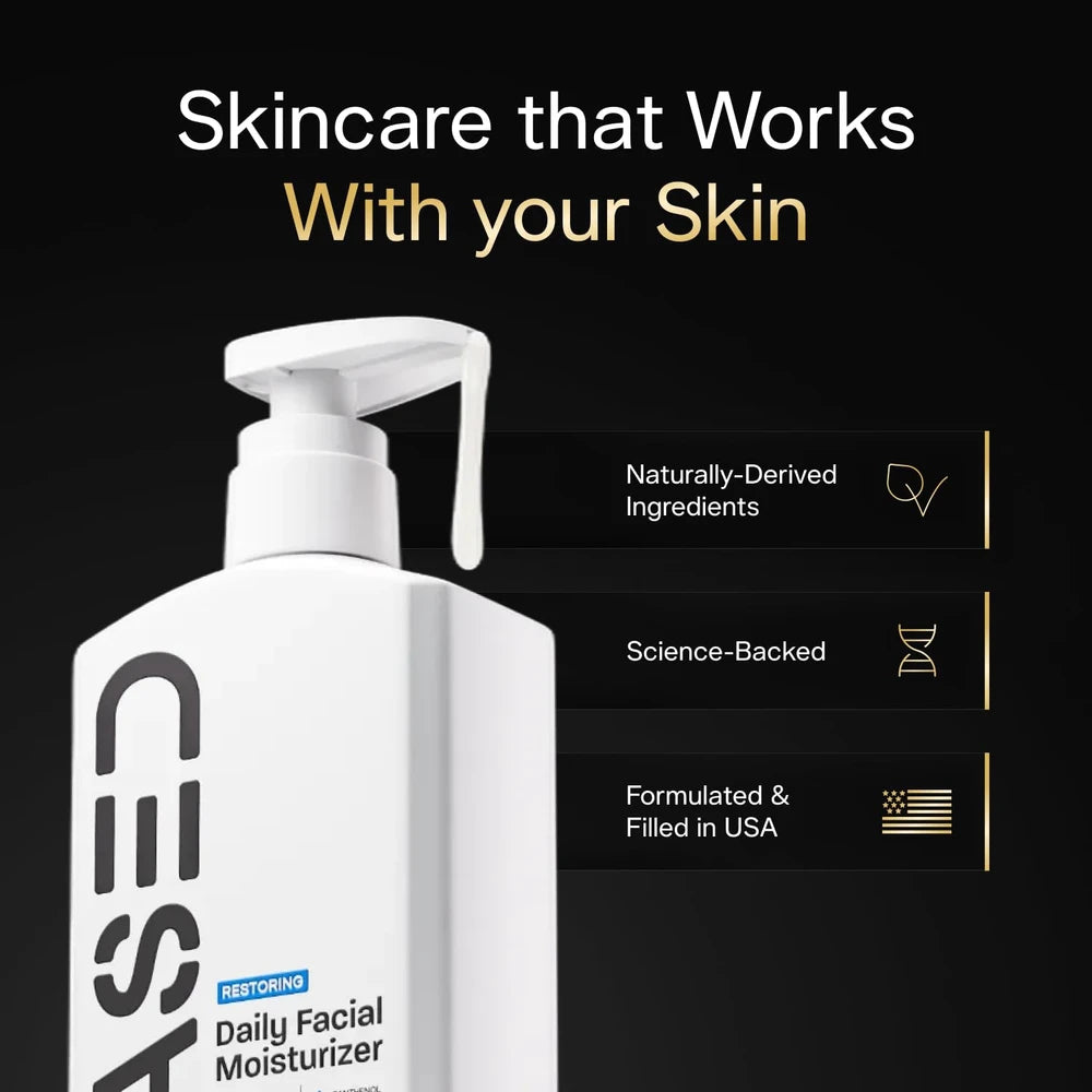 BASED Daily Skincare Duo | Purifying Face Wash + Restoring Moisturizer | Built For All Skin Types