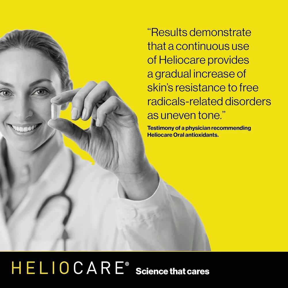 Heliocare Advanced with Nicotinamide Antioxidant Supplement, 120 Capsules