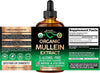 Mullein Drops for Lungs - USDA Organic Mullein Leaf Extract Liquid - 4 oz