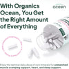 Organics Ocean Pure Magnesium Glycinate Supplement with Zinc, 1 Bottle
