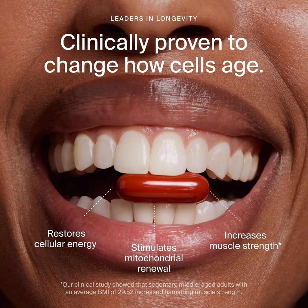 Mitopure Urolithin a Supplement Softgels - Clinically Proven Support for Healthy Aging and Cellular Renewal - Mitoceutical for Muscle Support and Longevity